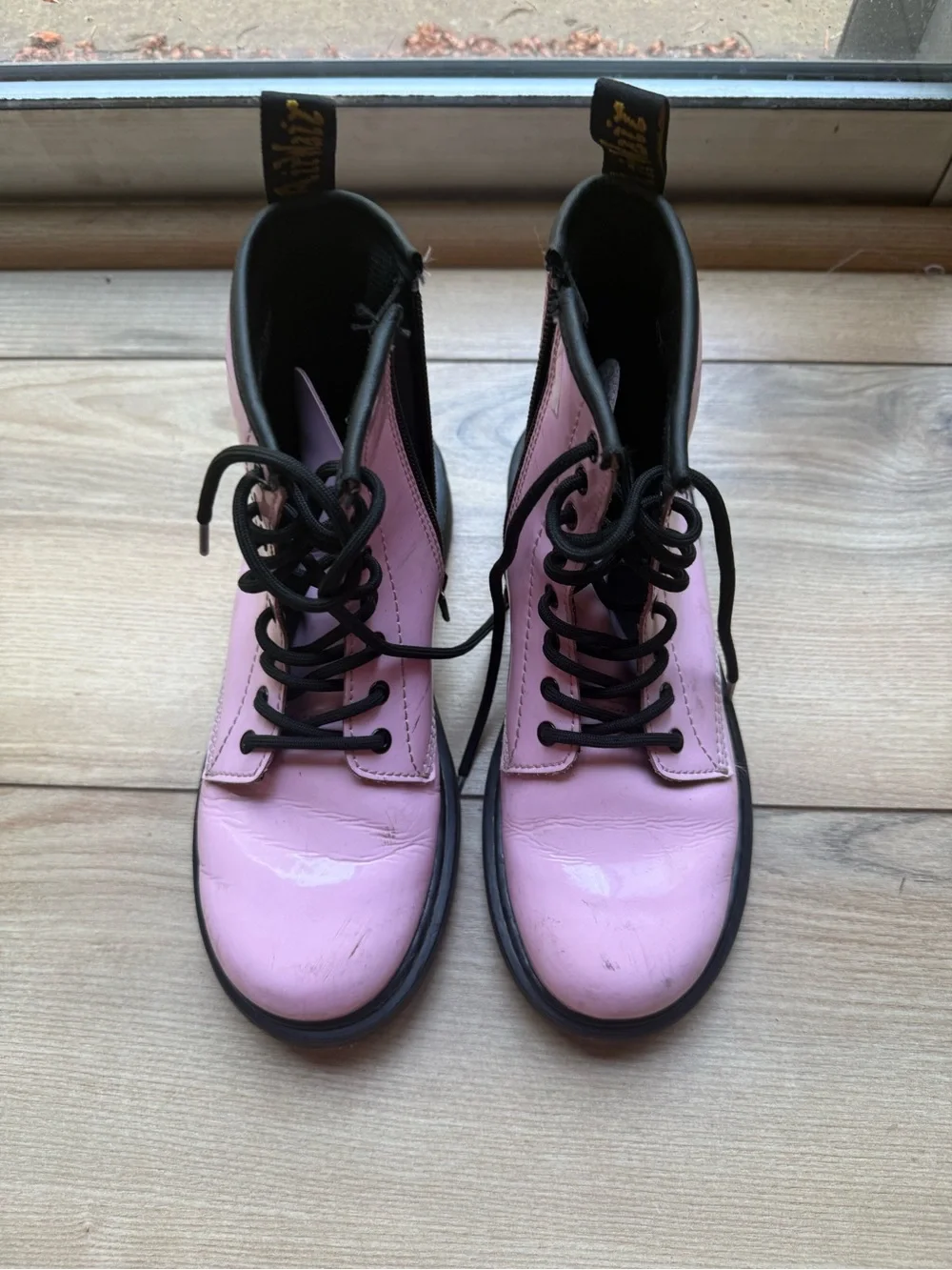 Dr. Martens junior pink boots
